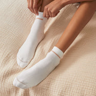 Lunya Pajamas - Organic Cotton Socks - #Sincere White