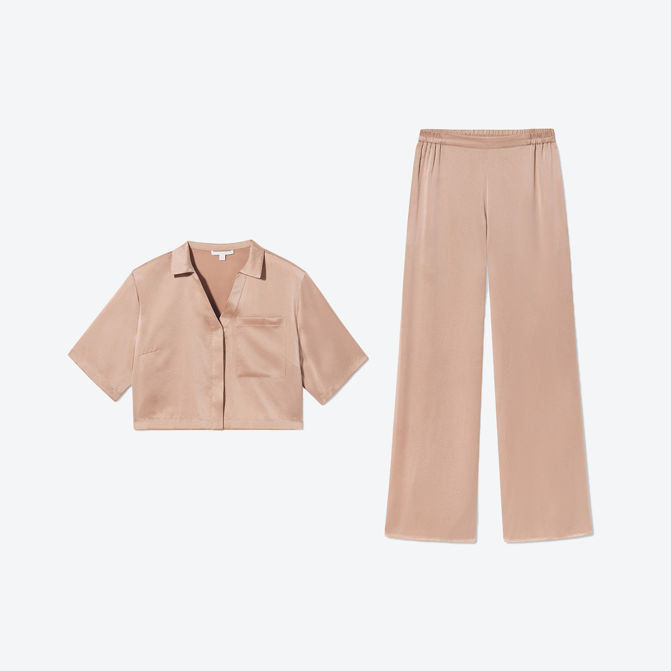 Washable Silk Button Down Pant Set, I Found Some Really Cute and  Inexpensive Matching Sets You'll Love