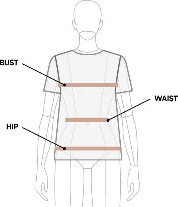 size chart: Tops — Easy